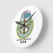 Ski Lake Tahoe Sierra Nevada Verenigde Staten Ronde Klok (Hoek)