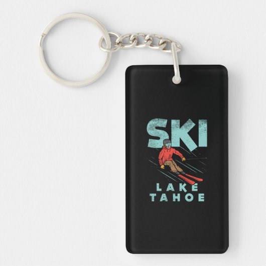 Ski Lake Tahoe Sleutelhanger (Voorkant)