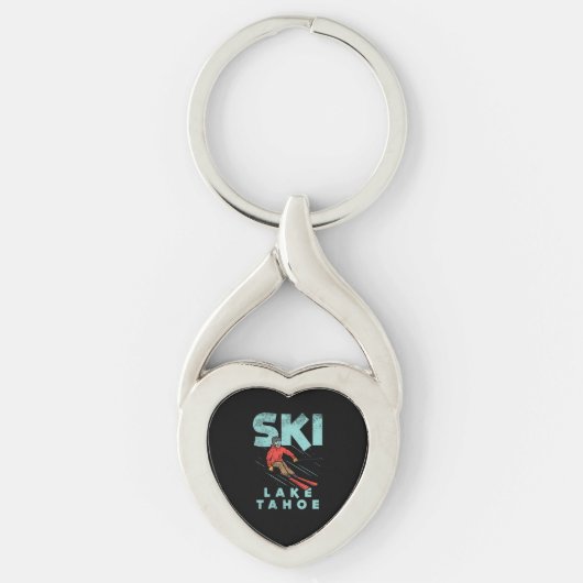 Ski Lake Tahoe Sleutelhanger (Voorkant)