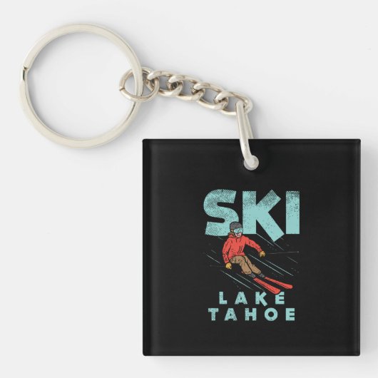 Ski Lake Tahoe Sleutelhanger (voorkant)