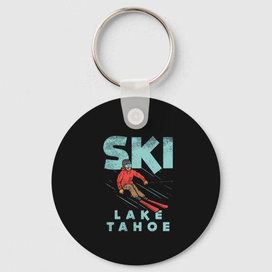 Ski Lake Tahoe Sleutelhanger (Voorkant)