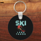 Ski Lake Tahoe Sleutelhanger (Voorkant)