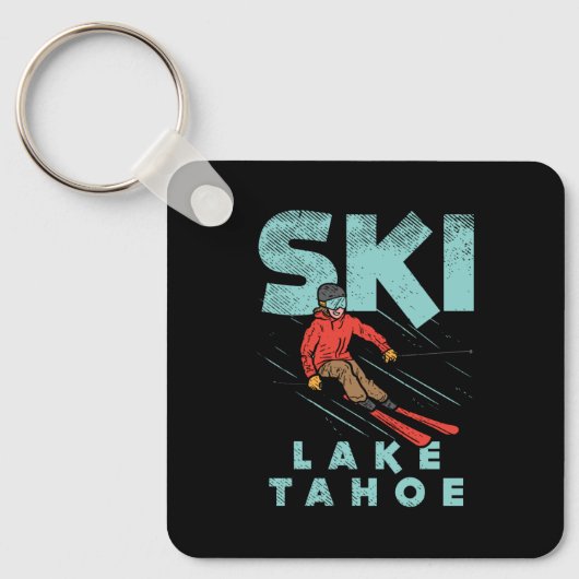 Ski Lake Tahoe Sleutelhanger (Voorkant)