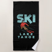 Ski Lake Tahoe Strandlaken (Voorkant)