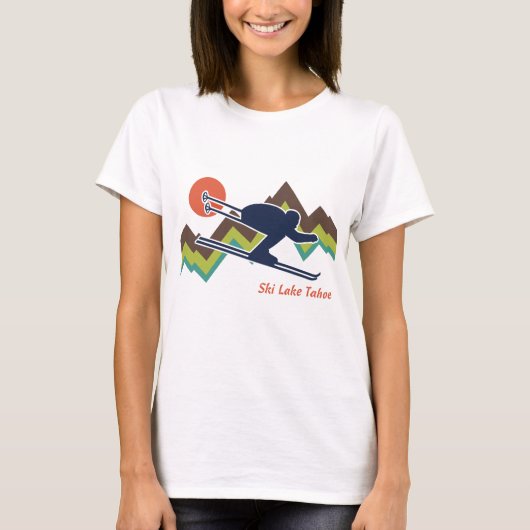 Ski Lake Tahoe T-shirt (Voorkant)