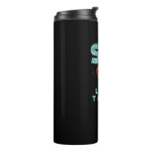 Ski Lake Tahoe Thermosbeker (Gedraaid links)