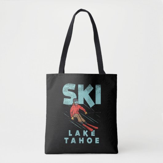 Ski Lake Tahoe Tote Bag (Voorkant)