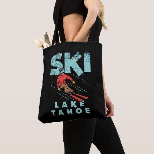 Ski Lake Tahoe Tote Bag