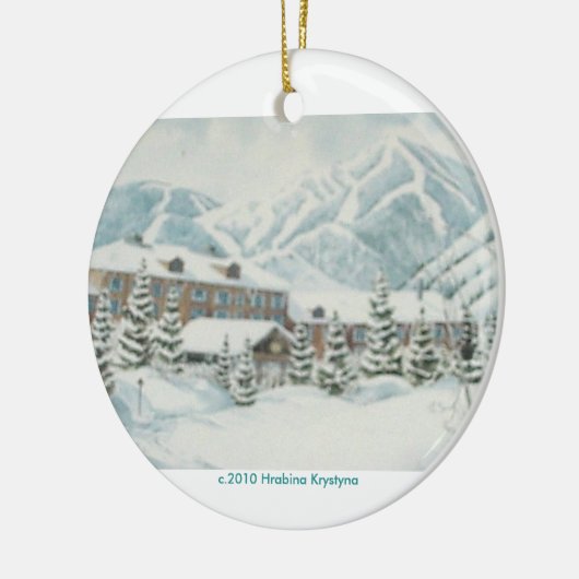 SKI LAND ORNAMENT (Links)