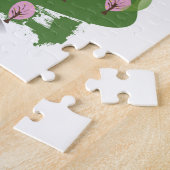 Ski-landschap Legpuzzel (Zijkant)