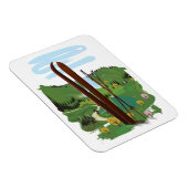 Ski-landschap Magneet (Rechterzijde)