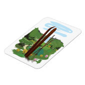Ski-landschap Magneet (Linkerzijde)