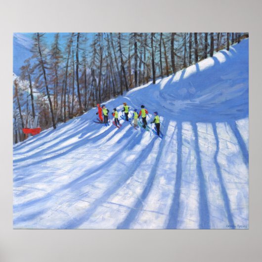 Ski lesson Tignes Frankrijk Poster (Voorkant)