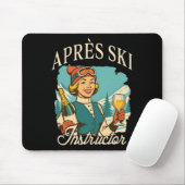 Ski Liefhebber Apres Ski Koningin Ski Trip Apres S Muismat (Met muis)