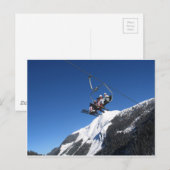 Ski Lift Briefkaart (Voorkant / Achterkant)