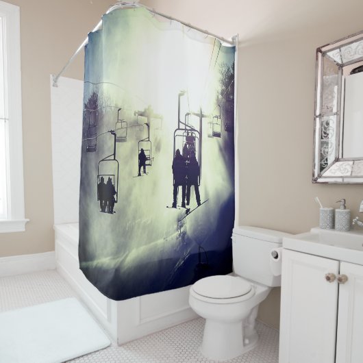 Ski Lift Douchegordijn (In situ)