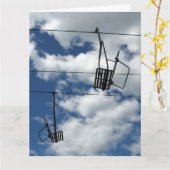 Ski Lift en Sky Kaart (Gele Bloem)