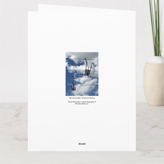Ski Lift en Sky Kaart (Achterkant)