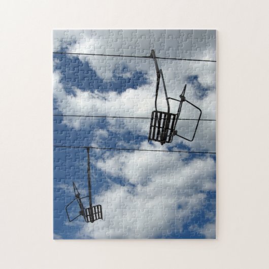 Ski Lift en Sky Legpuzzel (Verticaal)
