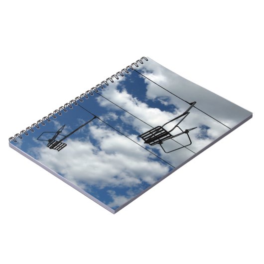 Ski Lift en Sky Notitieboek (Linkerzijde)