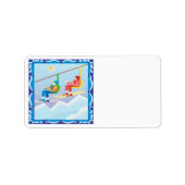 Ski Lift Etiket (Voorkant)