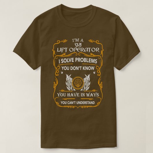SKI LIFT OPERATOR 3 T-SHIRT (Design voorkant)