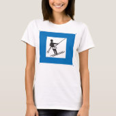Ski Lift Sign Womens T-Shirt (Voorkant)