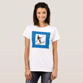 Ski Lift Sign Womens T-Shirt (Voorkant volledig)