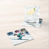 Ski Lift Skier Onderzetter Set (Insitu)