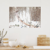Ski Lift Wall Art Poster (Keuken)