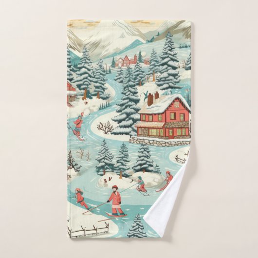 Ski Lodge bad Handdoeken set (Handdoek)