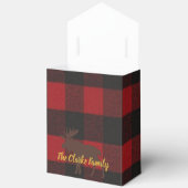 Ski Lodge Eland Gestreepte Vakantie Ontvangstfeest Bedankdoosjes (Open)