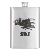 Ski Lodge verplaatsen Heupfles (Voorkant)