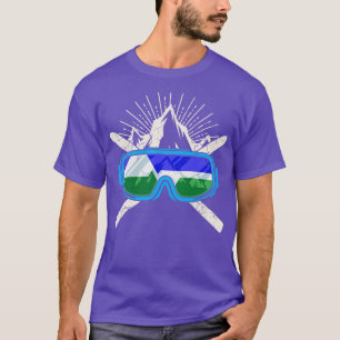 Ski Loveland Colorado Skier Skiing Winter Sports T-shirt