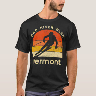  Ski Mad River Glen Vermont Mountain T-shirt