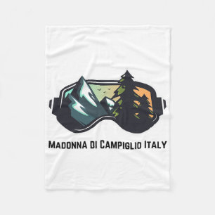 Ski Madonna Di Campiglio Italië Berg Skien T M Fleece Deken