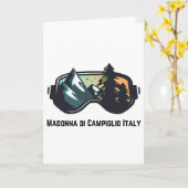 Ski Madonna Di Campiglio Italië Berg Skisport T M Kaart (Gele Bloem)