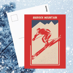 Ski Maine Resort Bigrock Mountain Briefkaart