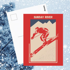 Ski Maine Resort Sunday Briefkaart