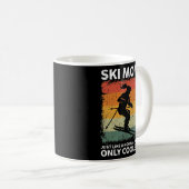  Ski mam als een normale mam. Koffiemok (Voorkant rechts)