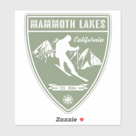 Ski Mammoth Lakes California Sticker