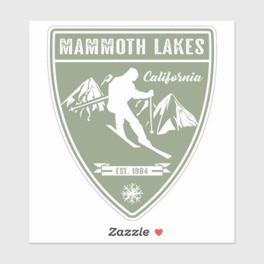Ski Mammoth Lakes California Sticker (Vel)