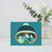 Ski Mask briefkaart (Staand voorkant)