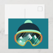 Ski Mask briefkaart (Voorkant / Achterkant)