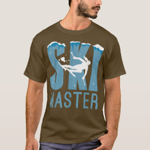 Ski Master Snow Winter Sport Skier T-shirt