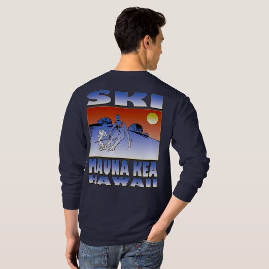 Ski Mauna Kea T-shirt (Achterkant volledig)