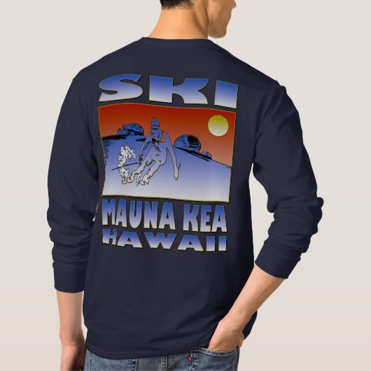 Ski Mauna Kea T-shirt (Achterkant)