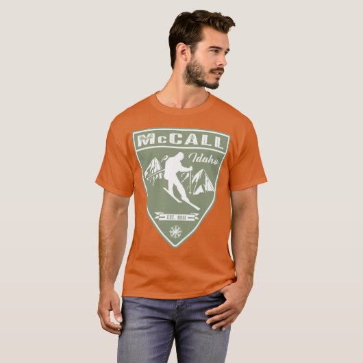 Ski McCall Idaho T-shirt (Voorkant volledig)
