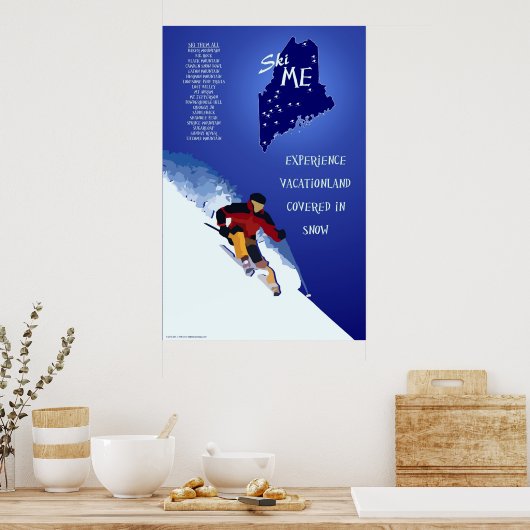 Ski ME Poster (Keuken)
