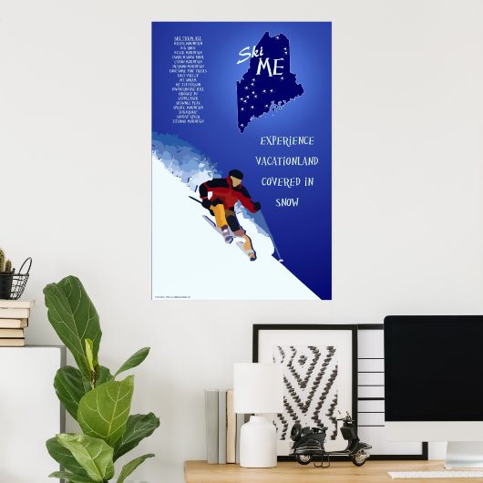 Ski ME Poster (Thuiskantoor)